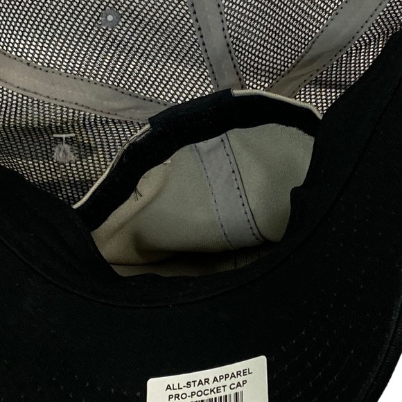 Don’t Tread On Me! US Navy Black Hidden Pocket Hat NWT - Picture 8 of 11